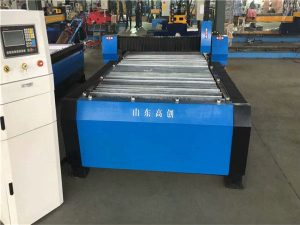 Cina Huayuan 100A Plasma Cutting CNC Mesin 10mm Plat Logam